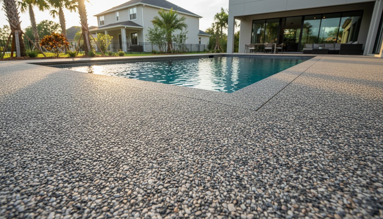 Vuba Stone pool deck and patio